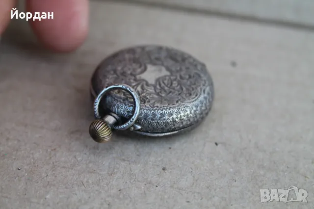 Стар сребърен джобен часовник, снимка 5 - Антикварни и старинни предмети - 50363774