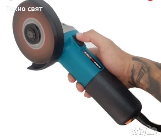 НЕМСКИ флекс-ъглошлайф професионален KrafT Royal 1100W, снимка 2 - Други инструменти - 48349345