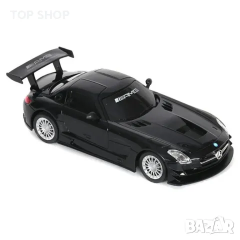 Кола с дистанционно Mercedes Benz SLS AMG Black RC 1:24 / 2.4 GHz, снимка 3 - Коли, камиони, мотори, писти - 48490774