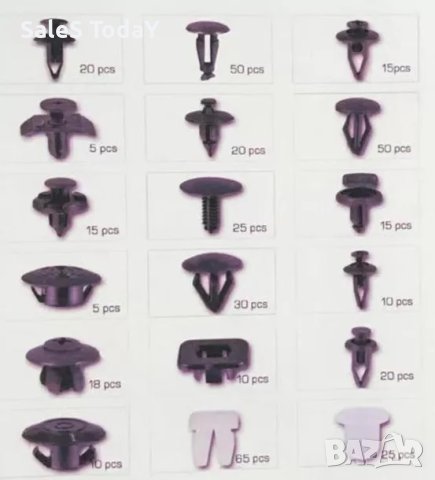 Щипки за кори лайсни панели табло, Nissan Нисан, 408бр, снимка 2 - Аксесоари и консумативи - 43756075