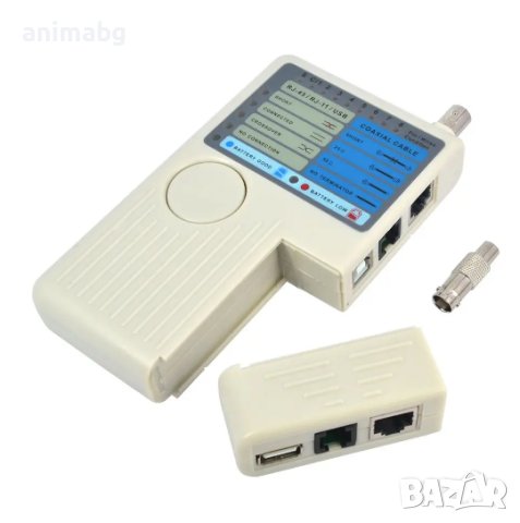 ANIMABG Тестер за UTP, STP LAN кабели, Tracker Detector, снимка 9 - Друга електроника - 43839866
