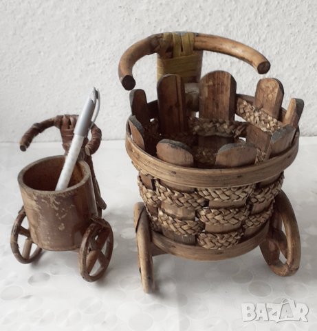 Моливници - Цветарник, моливник от дърво дървен, каталин, цветарник, риба, триколка съд или др., снимка 5 - Декорация за дома - 31110588