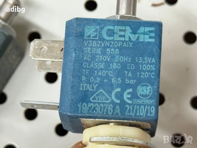 CEME V382 3 пътен клапан Соленоид 220V AC, снимка 4 - Кафемашини - 53380908