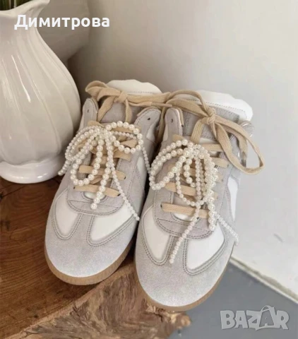 Аксесоар за обувки перли, снимка 2 - Дамски ежедневни обувки - 50526622