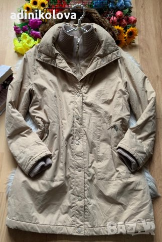 Бежово яке тип парка, снимка 1