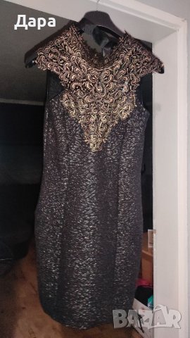 Дамска черна рокля , снимка 3 - Рокли - 37879159