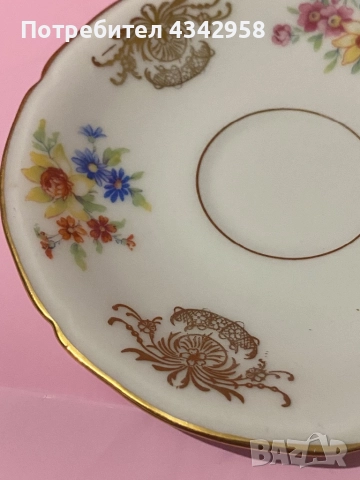 Mks porcelain. Germany. Сет за кафе, снимка 9 - Антикварни и старинни предмети - 52435672