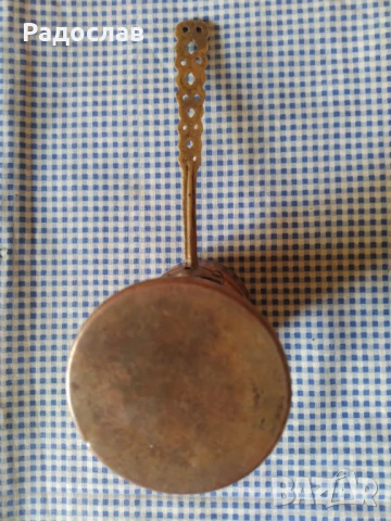 старо медно джезве за кафе, снимка 5 - Съдове за готвене - 51410621