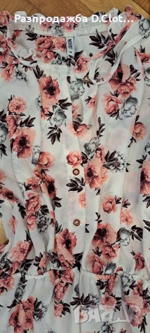 Флорална риза S/M, снимка 7 - Ризи - 36145543