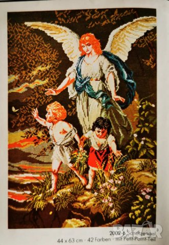 Оригинални модели (схеми) на гоблени стария Вилер (Wiehler) с оригинални конци-мостри(MEZ и SCHURER), снимка 10 - Гоблени - 27368244