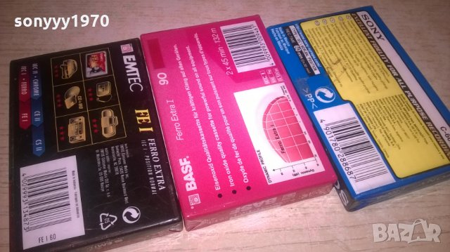 SONY BASF EMTEC-АУДИОКАСЕТИ-ВНОС ШВЕИЦАРИЯ, снимка 6 - Аудио касети - 27293156