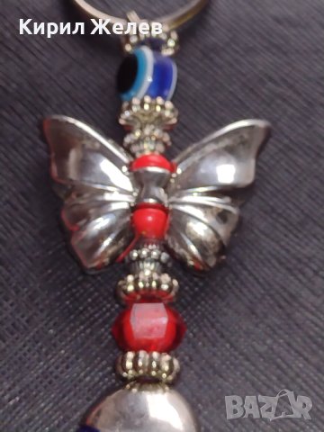 Ключодържател амулет Синьо око против уроки много красив 42626, снимка 3 - Други - 43681620