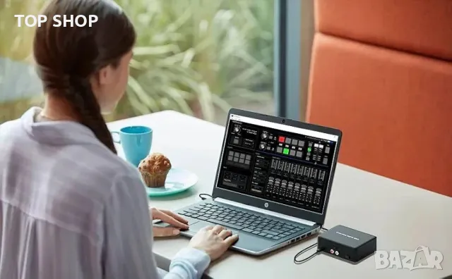 YDMADE USB аудио интерфейс с XLR и 1/4 инча, снимка 4 - Друга електроника - 48747623