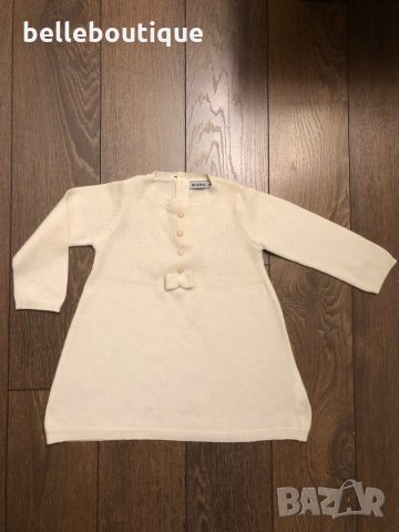 Стилна бебешка италианска рокличка Manai 6 месеца 68 см., снимка 2 - Бебешки рокли - 28182953