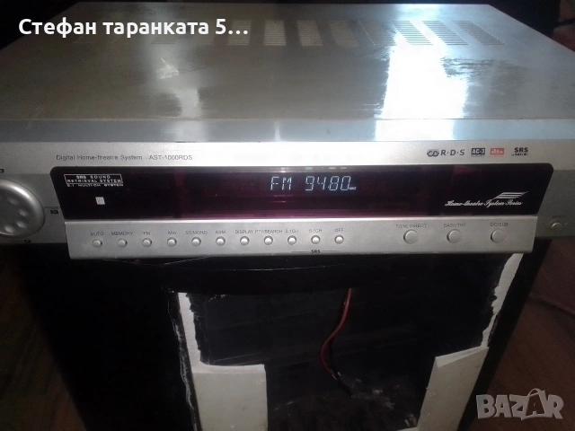 Усилвател със радио тунер 6-канален