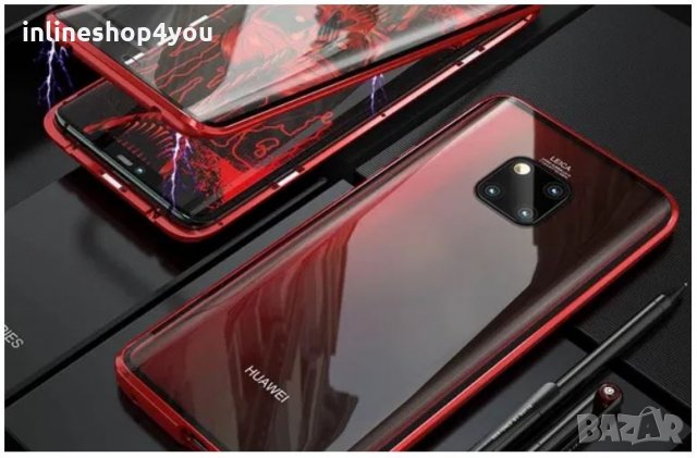 Двоен Магнитен Кейс за Huawei Mate 20 Pro /Mate 20 Lite / 360 градуса, снимка 3 - Калъфи, кейсове - 28478729