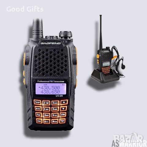 Двубандова радиостанция Baofeng UV-6R, снимка 4 - Друга електроника - 39305615