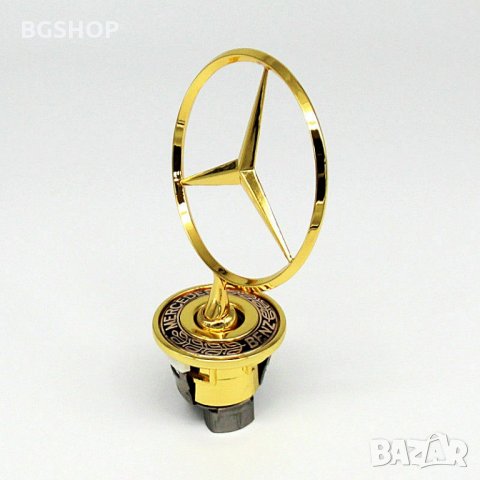 Емблема звезда за Mercedes Benz Gold Logo, снимка 2 - Аксесоари и консумативи - 28019330