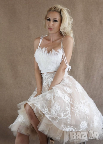 Бюстие с пера   , снимка 2 - Корсети, бюстиета, топове - 51834670