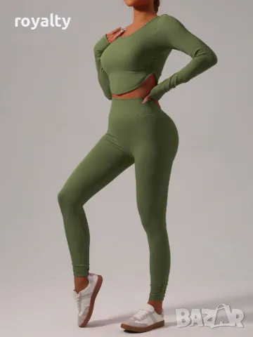 Дамски спортни комплекти Различни цветове , снимка 2 - Спортни екипи - 49200361