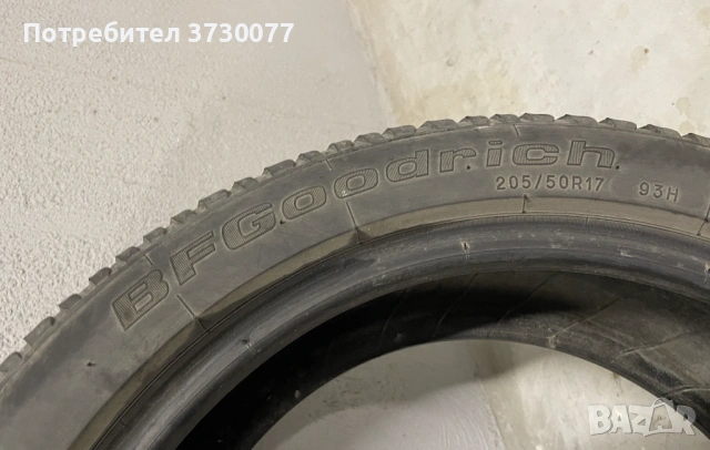 зимни гуми 2 броя 205 50 17 BFgoodrich DOT:3617, снимка 5 - Гуми и джанти - 53462016