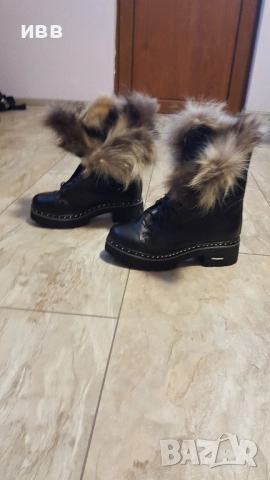 Намалени на 49лв Дамски боти ест.косъм и кожа, снимка 4 - Дамски боти - 43274502