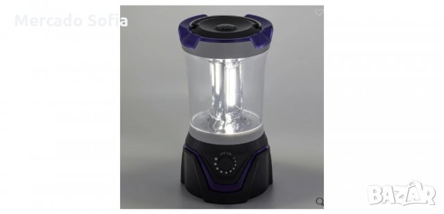 Фенер с лед светлина и компас, снимка 2 - Соларни лампи - 33317845