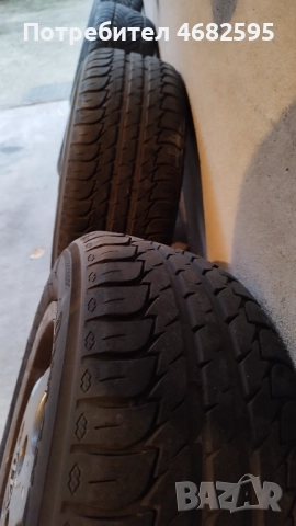 Алуминиеви джанти със запазени гуми от Фолксваген Голф 3, снимка 2 - Гуми и джанти - 52792600