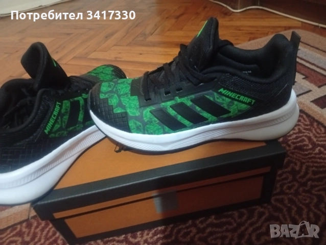 ОРИГИНАЛНИ ДАМСКИ МАРАТОНКИ ADIDAS MINECRAFT , снимка 9 - Маратонки - 52869367