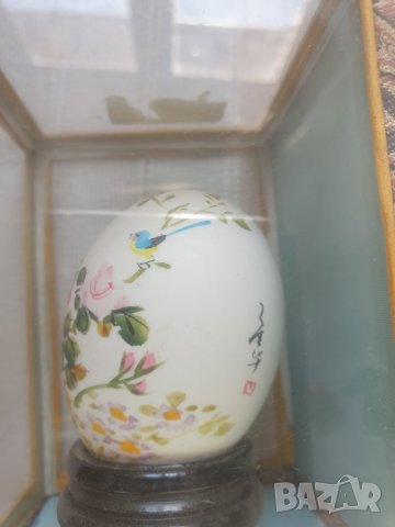 японско ръчно рисувано истинско яйце -черупка, снимка 4 - Декорация за дома - 39667104