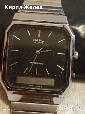 Марков оригинален мъжки часовник CASIO QUARTZ JAPAN рядък модел за ЦЕНИТЕЛИ 51825, снимка 3 - Мъжки - 53481782