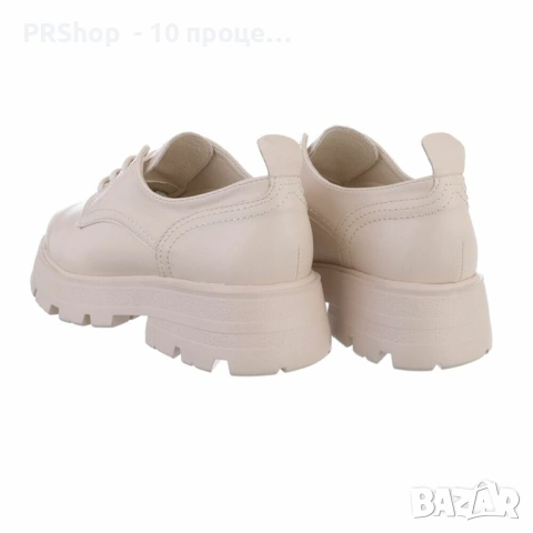 Дамски обувки с връзки, цвят кайсия, номер 36, 37, снимка 3 - Дамски елегантни обувки - 53285287