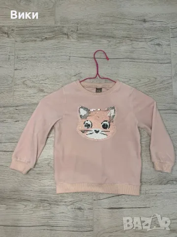 Плюшена детска блуза 3-4г ръст 104см, снимка 3 - Детски Блузи и туники - 49600847