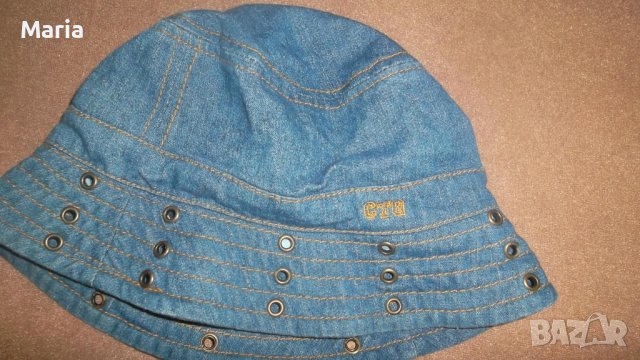 Дънков панталон, 2 блузки НМ и шапка, снимка 6 - Детски комплекти - 36703255