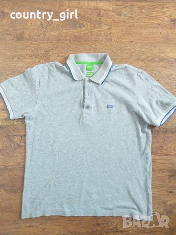 Hugo Boss Green Label Paddy Grey Polo Shirt - страхотна мъжка тениска, снимка 6 - Тениски - 28812250