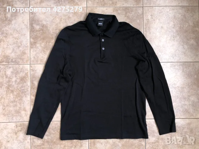 BOSS Long-sleeved polo t-shirt L, снимка 5 - Тениски - 49514372