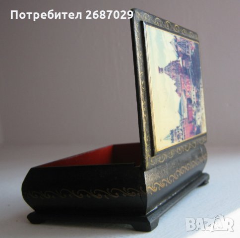 Стара руска кутия Москва Кремъл, снимка 4 - Декорация за дома - 29035118