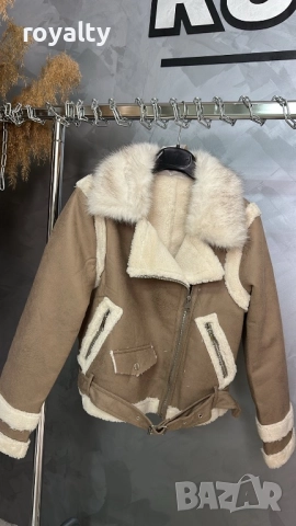 🧥 Дамско яке с каракул 💫, снимка 2 - Якета - 52186984