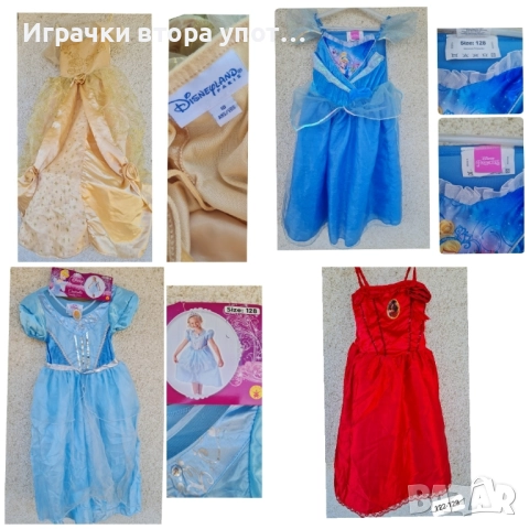 Рокли Disney Princess , снимка 11 - Детски рокли и поли - 42474774