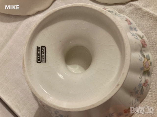 Порцелан- малки чинийки и каничка, снимка 3 - Други - 52333595