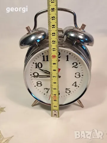 часовник будилник 23/4, снимка 3 - Антикварни и старинни предмети - 49332298