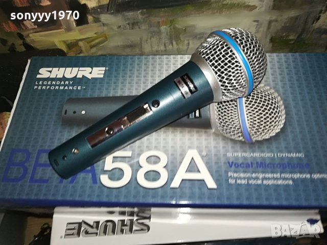 ПРОФИ МИКРОФОН-комплект микрофон shure beta sm58s, снимка 5 - Микрофони - 28679039