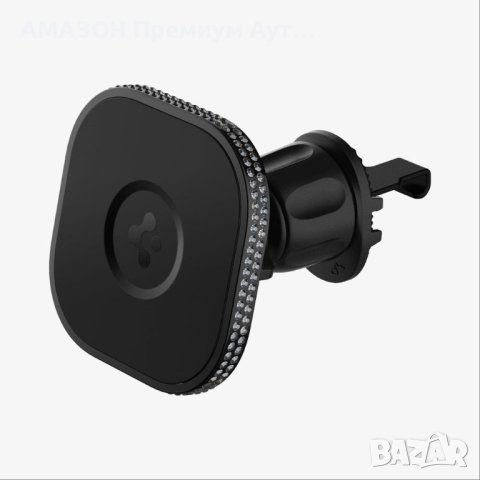 Spigen OneTap Bling MagSafe стойка за кола/Ръчно поставени 176 Bling кристали/iPhone 15-12 Pro Max, снимка 2 - Аксесоари за Apple - 43330792