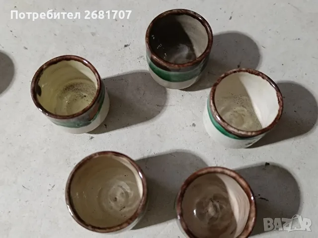 ретро керамични чаши , снимка 2 - Антикварни и старинни предмети - 48178334