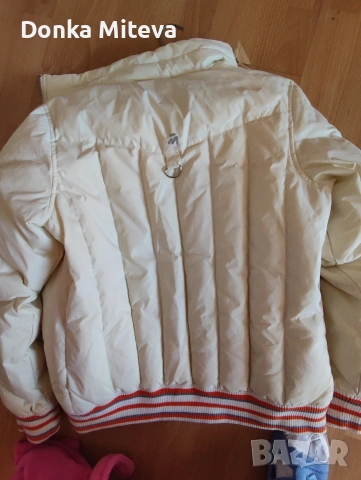 Яке с пух размер S разстояние от мишница до мишница е  52 см, снимка 5 - Якета - 53081631