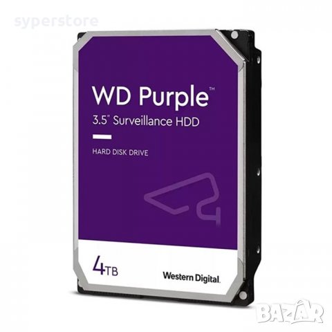 HDD твърд диск, 4TB, WD Purple, SS300436, снимка 1 - Твърди дискове - 38675660