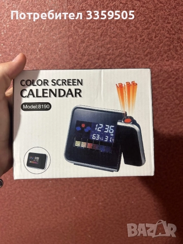 Електронен часовник и термометър 