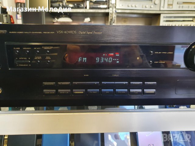 Ресийвър Pioneer VSX-409RDS Black В отлично техническо и визуално състояние., снимка 4 - Ресийвъри, усилватели, смесителни пултове - 43557988