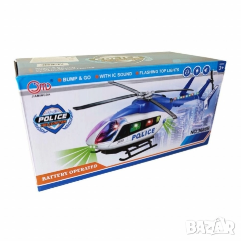 Полицейски хеликоптер със звукови и светлинни ефекти, снимка 7 - Други - 52032652