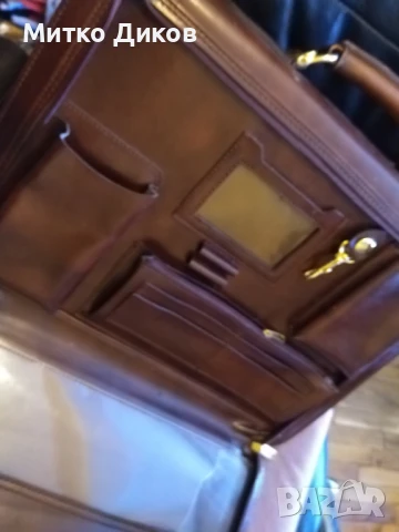 Мъжка чанта естествена кожа за ръка и през рамо маркова на Маркоболо 42х30х15см нова заключване, снимка 10 - Чанти - 51008882